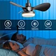 mini ventilador de techo con luz 